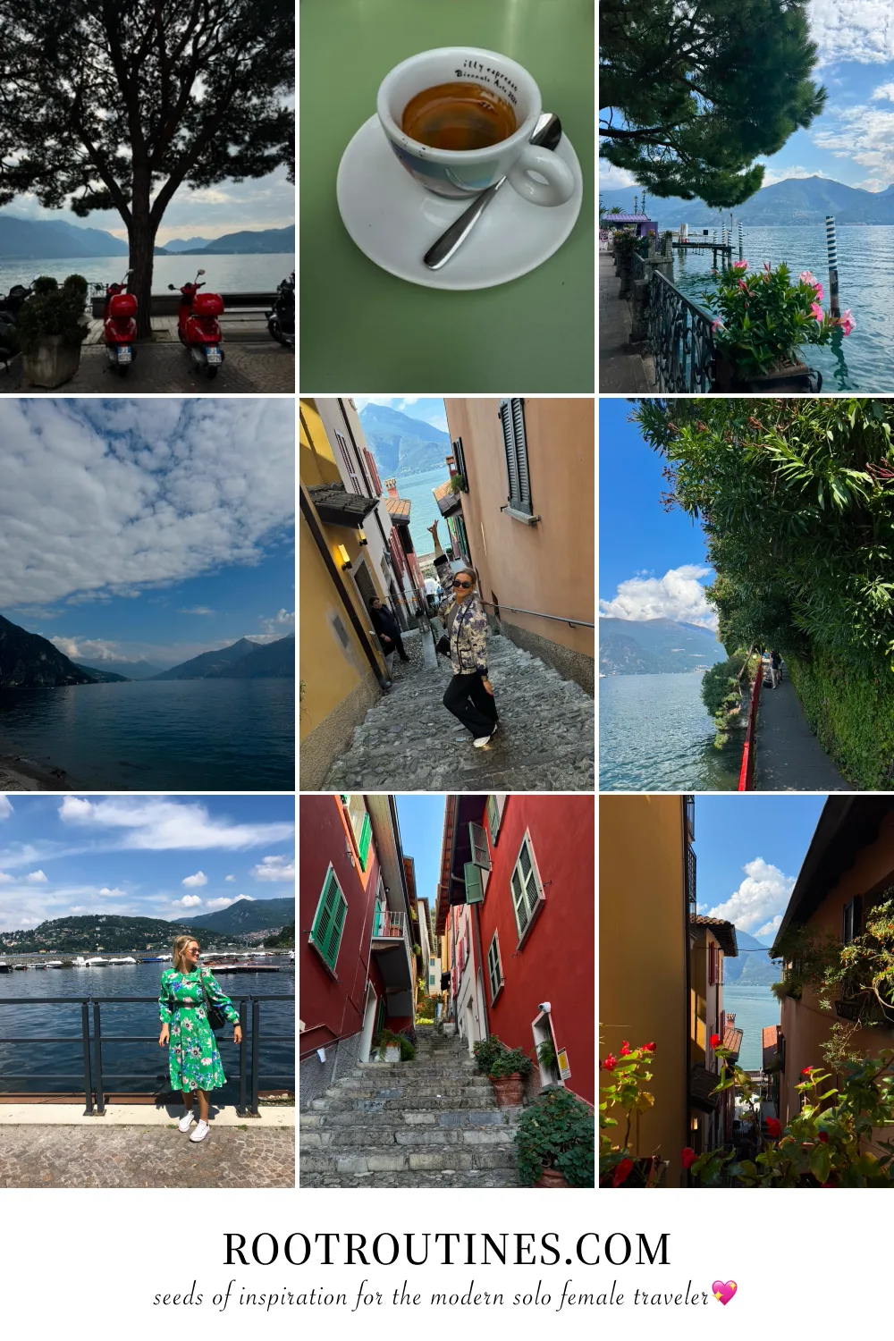 solo female travel europe lake como italy