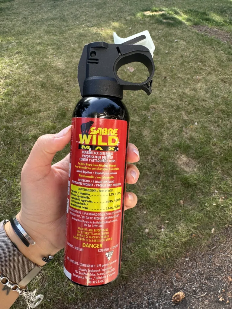 bear spray banff