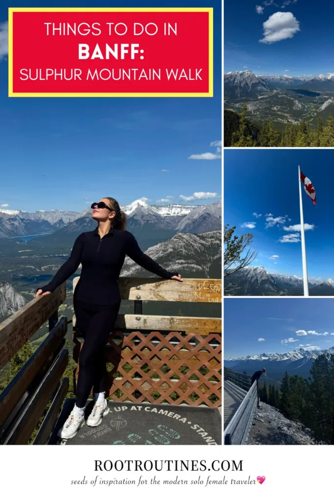 things to do in banff canada Sulphur mountain walk