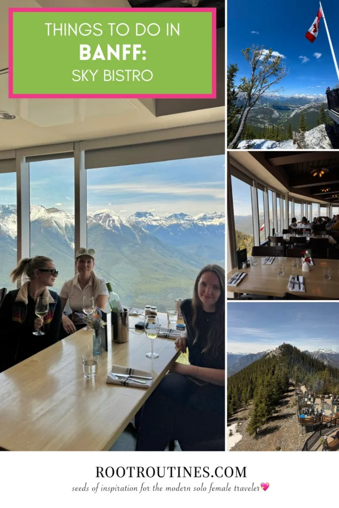 things to do in banff canada sky bistro