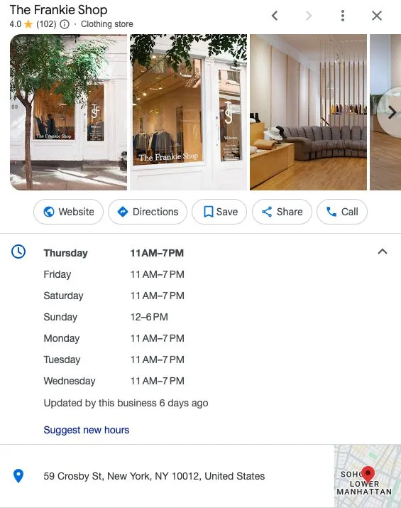 The Frankie Shop (SoHo & Lower East Side)