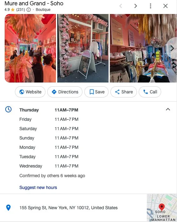 Mûre + Grand (SoHo & West Village)