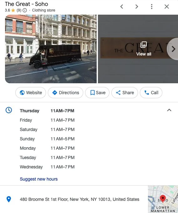 The Great (Little Italy/Nolita) 