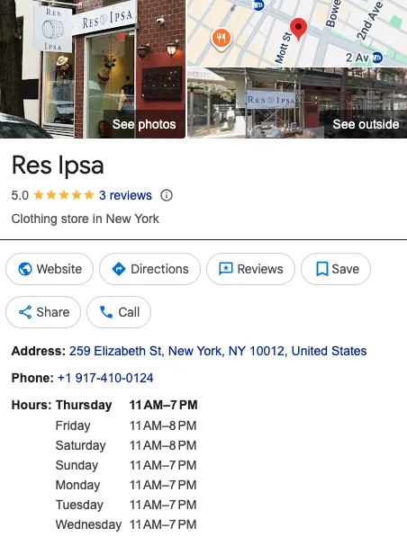 Res Ipsa (Nolita)