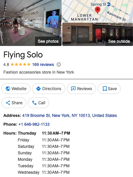 Flying Solo (SoHo)