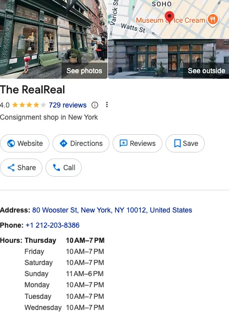 The RealReal (SoHo) 